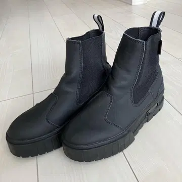 푸마 메이즈 첼시 POP 사이드 고어 부츠 23.5 블랙