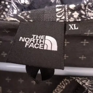 THE NORTH FACE XL 반다나 패턴 마운틴 후드티