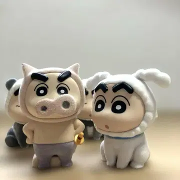 [ 짱구는 못말려 ] 인형 부리부리 왕국 시로 캔 거울 피규어 계란