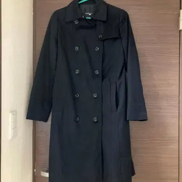 CLEAR IMPRESSION 블랙 트렌치코트