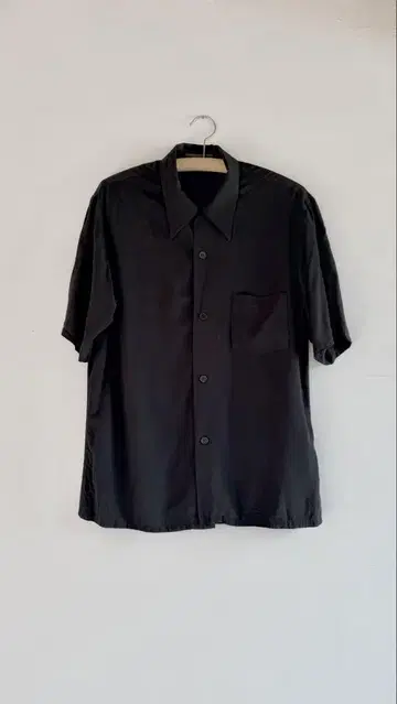 Y's for men 블랙 반팔 셔츠