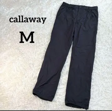 Callaway 윈드브레이커 골프 팬츠 M 블랙 메쉬