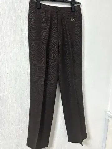 이타리야 9호 제브라 패턴 브라운 팬츠