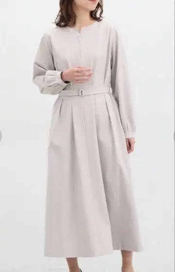 허니즈 허리턱 원피스 그레이지 3L