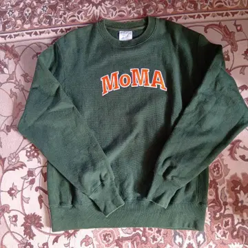 챔피온 champion Moma 콜라보 맨투맨 그린 M 사이즈