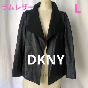 DKNY 다나카란 뉴욕 램 가죽 양가죽 자켓 블랙