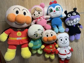 호빵맨 봉제 인형 7체 세트