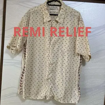 REMI RELIEF 반팔 셔츠 L 사이즈 레미 레리프