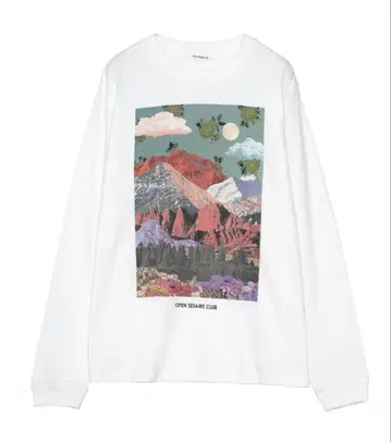 OPEN SESAME CLUB 롱 슬리브 T셔츠 size 1