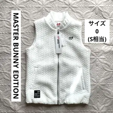 MASTER BUNNY EDITION 골프웨어 베스트 화이트 S