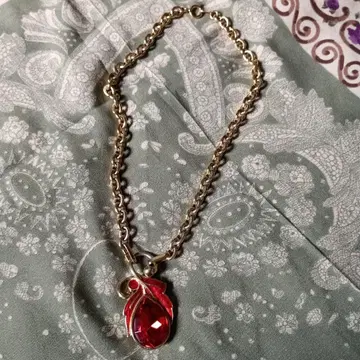 트리파리 빨간색 motif 목걸이