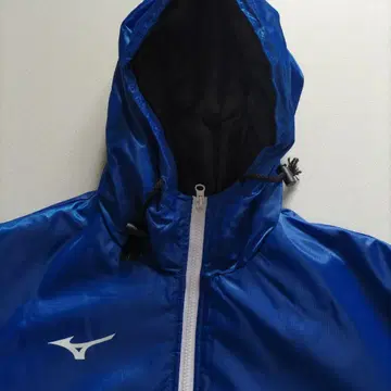 미즈노 파랑 풀 지퍼 자켓