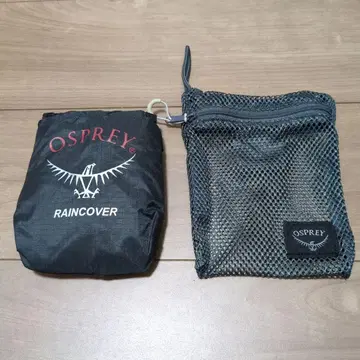 OSPREY 레인 커버 블랙