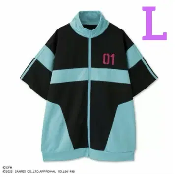 하츠네 미쿠 시나모롤 L 사이즈 반팔 후드티