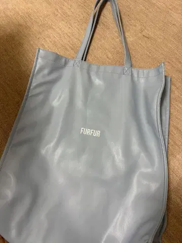 새상품급 FURFUR 토트백 스카이블루
