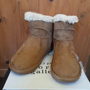 미사용 새상품 숏부츠 카멜 사이즈 S