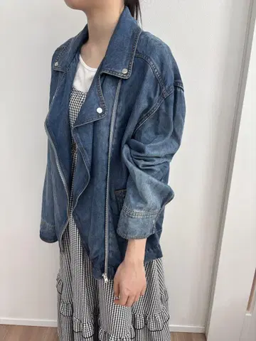 더블 스탠다드 클로징 데님풍 자켓