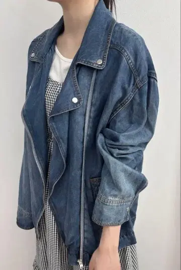 더블 스탠다드 클로징 데님풍 자켓