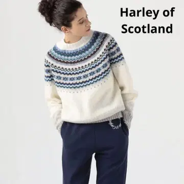 Harley of Scotland x MACPHEE 노르딕 무늬 스웨터