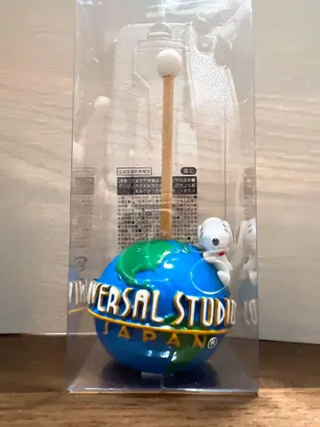 USJ 유니버셜 지구본 피규어 스누피 귀이개