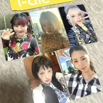 i-dle 어떻게 할까 앨범 봉입 트레이딩 카드 5장 세트 스티커 포함