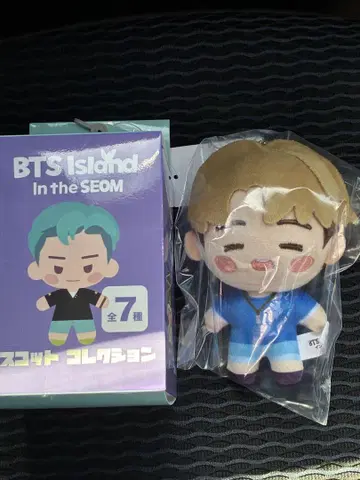 시마무라 BTS Island 콜라보 지민 인더섬 마스코트 참