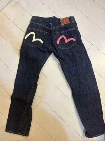 데님 EVISU 29inch 얼룩, 흠집 없음