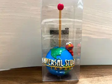 USJ 유니버셜 지구본 피규어 엘모 귀이개