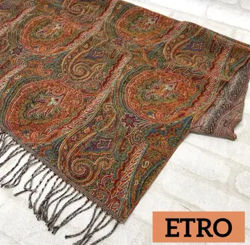 미사용 에트로 ETRO Home Collection 무릎담요