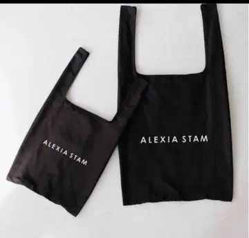 ALEXIA STAM 에코백 블랙 S/M 사이즈