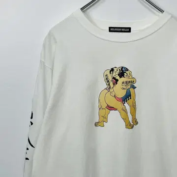 DELIVERY HELLS 스모 롱T 화이트