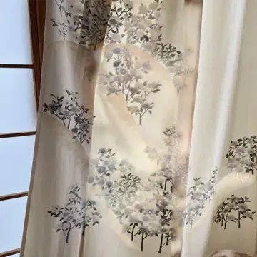 단 화장 68 나무 풍경 순수 실크