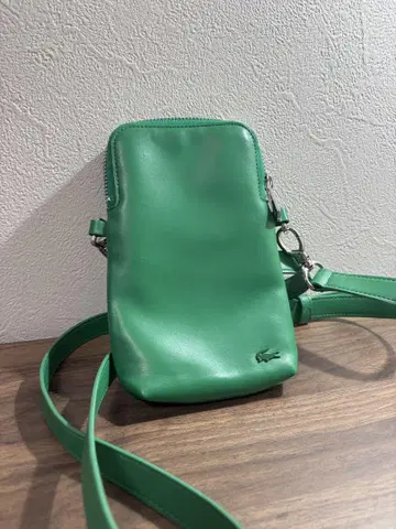 LACOSTE 그린 숄더백