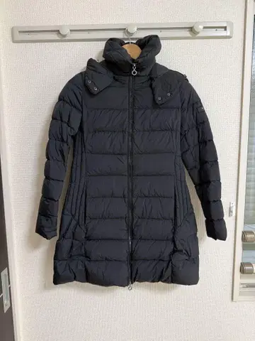 TATRAS 블랙 다운 자켓 롱 기장