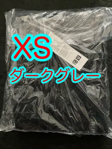 UNIQLO U 브러쉬드 맨투맨 와이드 팬츠 다크 그레이 XS