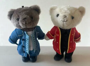 쿄모토 타이카 무대 모차르트 곰 봉제 인형 2체 세트