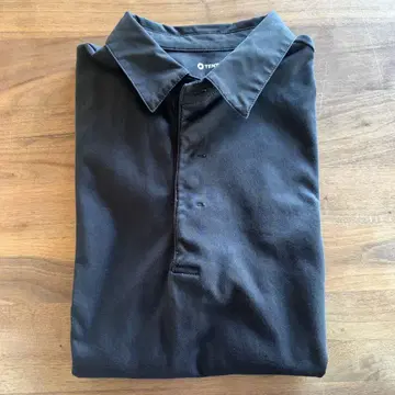 TENTIAL MIGARU Dry 반팔 피케 셔츠 (블랙 S사이즈)