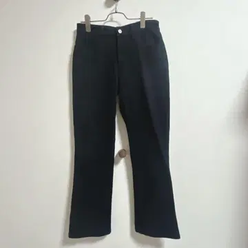 BOBSON LADY'S 캐주얼 팬츠 블랙 W66 가을/겨울