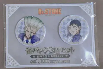 센쿠 아사기리 겐 Dr.STONE 패밀리마트 한정판 캔뱃지