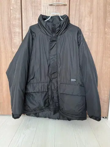 DOUBLE STEAL 블랙 다운 자켓 XL