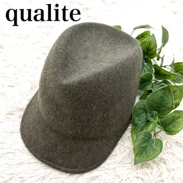 qualite 울 캡 모자 내추럴 멋스러운 이탈리아제 카키