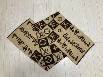 체크 무늬 머플러