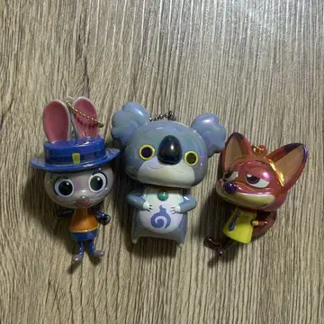 주토피아 닉 주디 요괴워치 코알라냥 키링 세트