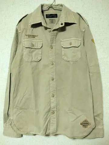 Scotch&Soda 밀리터리 헤비 코튼 셔츠 긴팔