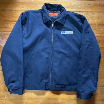 USPS 네이비 퀼팅 자켓 XL