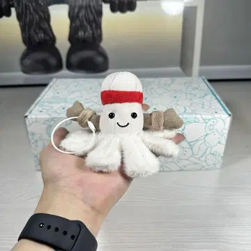 Jellycat 제리캣 문어형 스트랩 봉제 인형