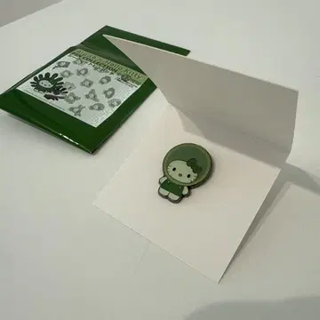 해조 키티 헬로키티 시크릿 핀 배지 EXPO 일본관 해조류 키티 만박