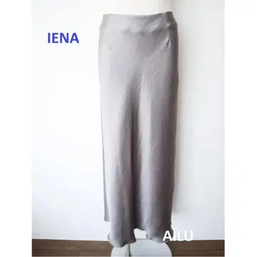 [ 새상품 ] IENA 더블 새틴 스커트 M 사이즈 그레이 58919