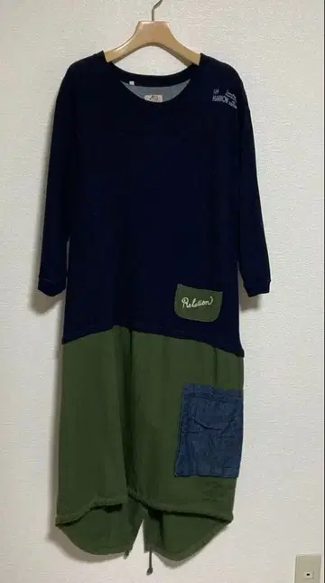 라임 잉크 블록 원피스