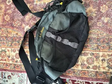 L.L.Bean 숄더백 그레이/블랙 90s
